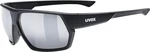 UVEX Sportstyle 238 Black Mat/Mirror Silver Kerékpáros szemüveg