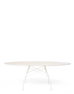 Vonkajší stôl GLOSSY OVAL, viac variantov - Kartell Farba: Bílá/bílá