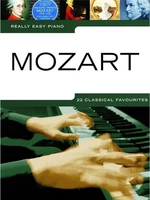Music Sales Really Easy Piano: Mozart Music Book Partitura para pianos