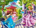 Puzzle MAXI - 3 princezny+2 létající/24 dílků