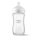 PHILIPS AVENT Láhev Natural Response skleněná 240 ml, 1m+