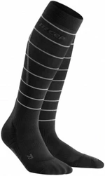 CEP WP405Z Compression Tall Socks Reflective Black II Calzini da corsa