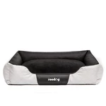 Hundebett Reedog Black & White Luxus - L