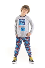 Mushi T-rex Info Boys' T-Shirt Camouflage Pants Set