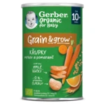 GERBER Křupky s mrkví a pomerančem BIO 35 g 10m+