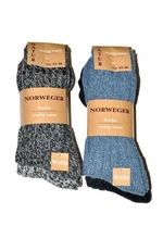 WiK art.21108 Norweger Socke A'2 Pánské ponožky 39-42 grafitová-jeans