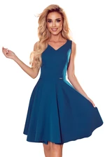 Flared dress with Numoco neckline