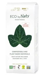 ECO BY NATY Dámske inkontinenčné vložky, Normal 12 ks