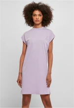 Women's Turtle Extended Shoulder lilac dress