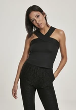 Women's Cross Top Black
