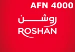 Roshan 4000 AFN Mobile Top-up AF