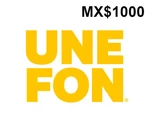 Unefon MX$1000 Mobile Top-up MX