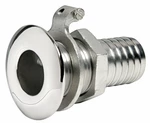 Osculati Skin fitting Stainless Steel with Hose Adaptor 1''