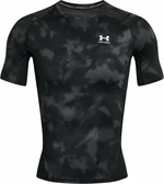 Under Armour UA HG Armour Printed Short Sleeve Black/White L Fitness koszulka