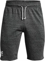 Under Armour Men's UA Rival Terry Shorts Pitch Gray Full Heather/Onyx White S Fitness kalhoty