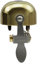 Crane Bell E-Ne Bell Polished Gold 37.0 Cyklistický zvonek