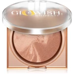 Huda Beauty Glo Wish Soft Radiance Mini kompaktní bronzující pudr odstín 02 - Medium 3 g