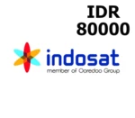 Indosat 80000 IDR Mobile Top-up ID