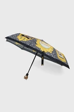 Deštník Moschino černá barva, 8106