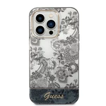 Zadní kryt Guess PC/TPU Toile De Jouy Case pro Apple iPhone 14 Pro, šedá