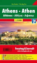 Atény kapesní lamino 1:10 000