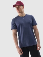 Pánské sportovní rychleschnoucí tričko regular - tmavě modré