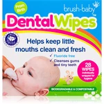 Brush Baby DentalWipes obrúsky na zuby pre deti 6 ks
