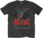 AC/DC T-shirt Fly On The Wall Tour Unisex Charcoal XL