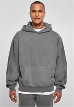 Dark Hooded Shadow Heavy Terry Garment Dye