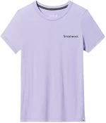 Smartwool Women's Explore the Unknown Graphic Short Sleeve Tee Slim Fit Ultra Violet S Tricou
