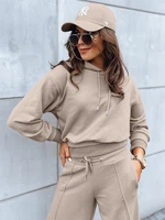 Women's wide trouser set GALAXY GLOW dark beige Dstreet