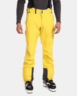 Men's softshell ski pants Kilpi RHEA-M Yellow