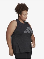adidas Performance Women's Black Heather Tank Top