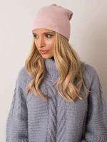 RUE PARIS Light pink plain cap