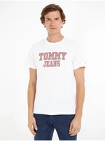 White Men's T-Shirt Tommy Jeans Essential - Men