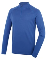 Men's merino sweatshirt HUSKY Aron Zip M blue