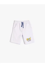 Koton Shorts - White - Normal Waist