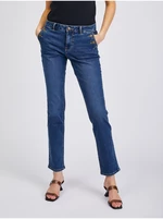 Dark blue womens straight fit jeans ORSAY - Women