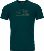 Ortovox 140 Cool Vintage Badge T-Shirt M Dark Pacific L T-shirt