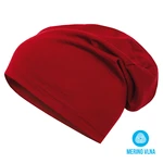 Merino beanie HUSKY Merhat red