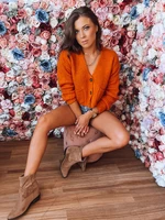Women's sweater SISTERS orange Dstreet from