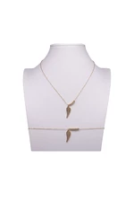 Stainless steel necklace G2211-1-6 gold