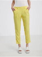 Yellow Women's Trousers CAMAIEU - Ladies