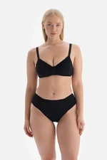 Dagi Black High Waist Bikini Bottom