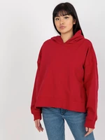Women's hoodie MAYFLIES - red