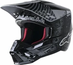 Alpinestars S-M5 Solar Flare Helmet Black/Gray/Gold Glossy L Casque