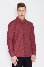 Visent férfi ing V010 fekete-piros