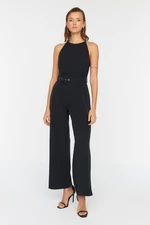 Trendyol Black Petite Belt Jumpsuit