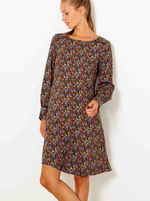 Brown Floral Dress CAMAIEU - Women