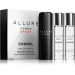Chanel Allure Homme Sport toaletná voda pre mužov 3x20 ml